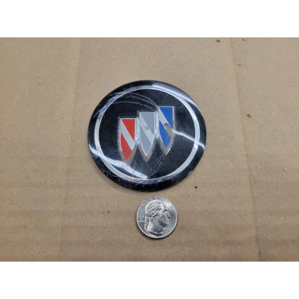 Buick OEM Black 3" Hubcap Wheel Center Hub Cover Emblem Badge Logo